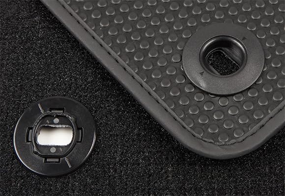 Kovvar DuoGrip Gummi Fussmatten passend für Peugeot Traveller | 2016-2024 | Ausführung: Vorne | 1-te