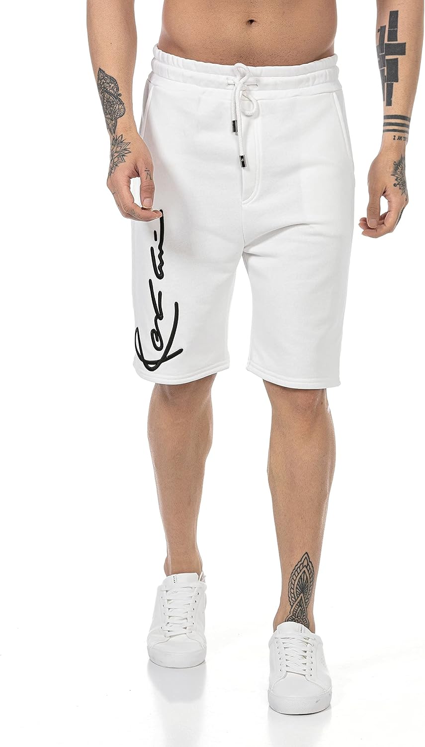 Redbridge Shorts Sweatpants Kurze Hose Baumwolle Premium Qualität XL Ecru, XL Ecru