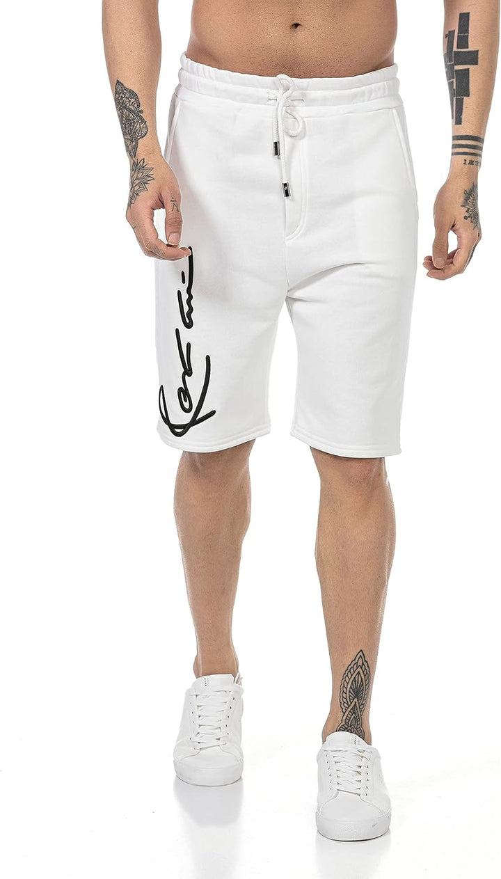 Redbridge Shorts Sweatpants Kurze Hose Baumwolle Premium Qualität XL Ecru, XL Ecru