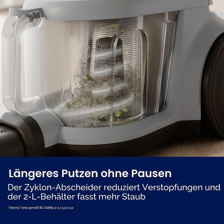 Electrolux Animal 500 EL51A2UG Staubsauger TurboTextile und AllFloor Kopfhörer, 99,99% Staubsaugeref