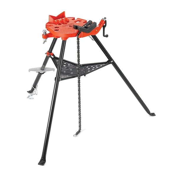 RIDGID 36273 Modell 460-6 Transportabler TRISTAND Kettenschraubstock, Dreifuss-Arbeitsgerät 1/8" bis