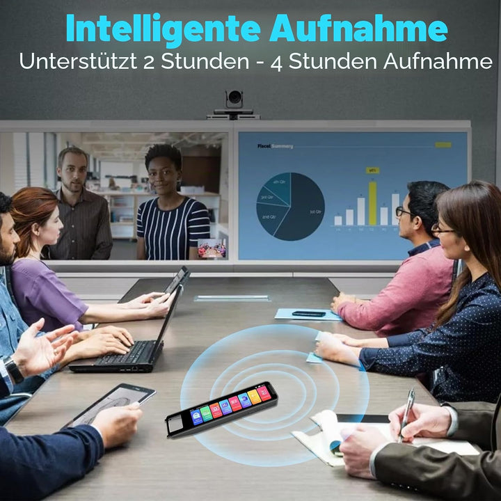Scan Übersetzerstift, Online 134 Sprachen Scan Reader Pen Lesestift, 4 Zoll Touchscreen Übersetzungs