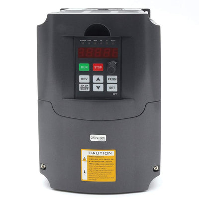 RATTMMOTOR VFD 4kW 220V 3 Phasen Frequenzumrichter CNC Umrichter mit 2m Verlängerungskabel für Spind