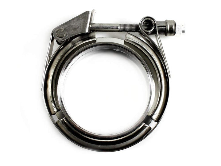 HD V-Band Schelle SET mit FLANSCH 89mm 3,5" Zoll Edelstahl Turbo Wastegate Auspuff Gr.A 1010935