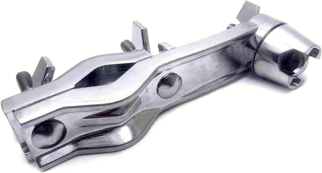 TUOREN Schlagzeug-Set Mikrofonhalterung Halter Drum Rack Montageklemme mit L-förmigem Mikrofonhalter
