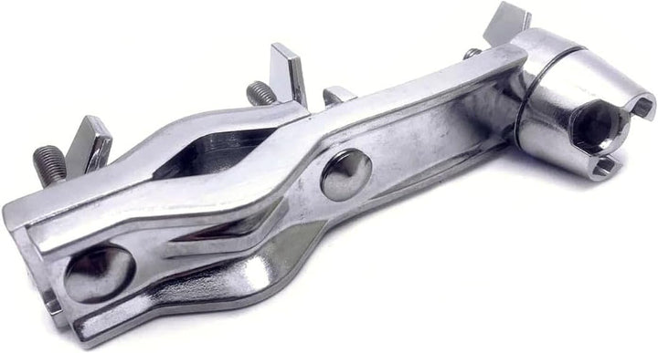 TUOREN Schlagzeug-Set Mikrofonhalterung Halter Drum Rack Montageklemme mit L-förmigem Mikrofonhalter
