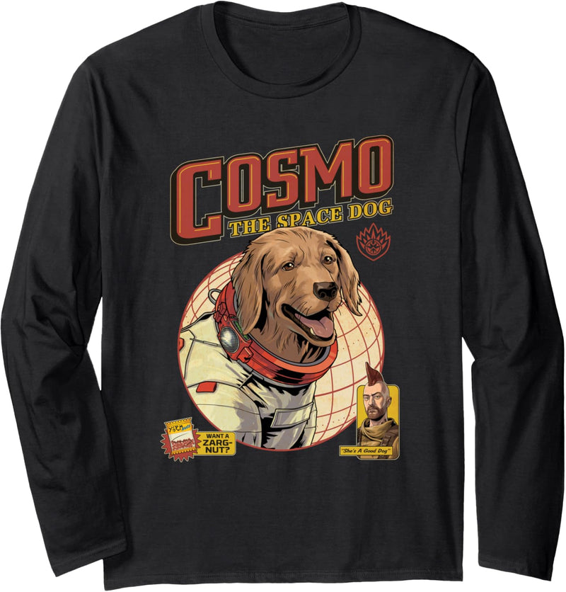 Marvel Guardians of the Galaxy Volume 3 Cosmo the Space Dog Langarmshirt