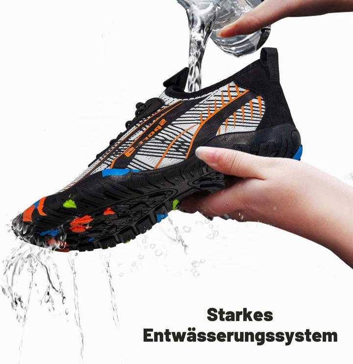 IceUnicorn Strandschuhe Badeschuhe Damen Herren Schwimmschuhe Aquaschuhe Sommer Schnell Trocknend Su