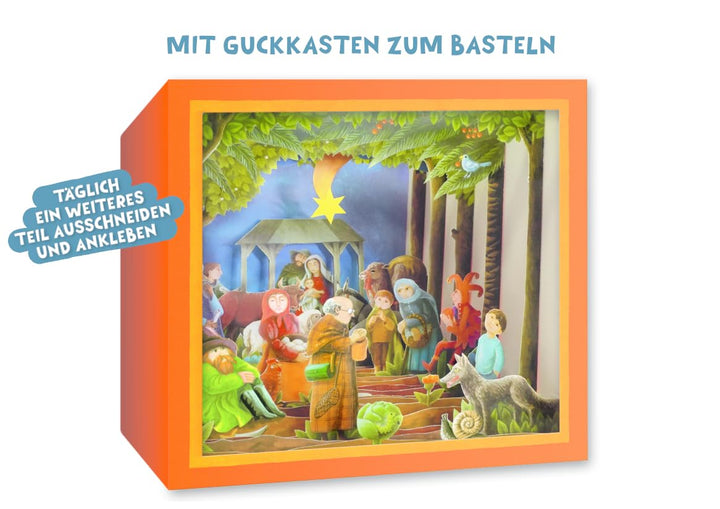Der weite Weg nach Bethlehem. Ein Adventskalender zum Basteln und Vorlesen: Ein Guckkasten-Adventska