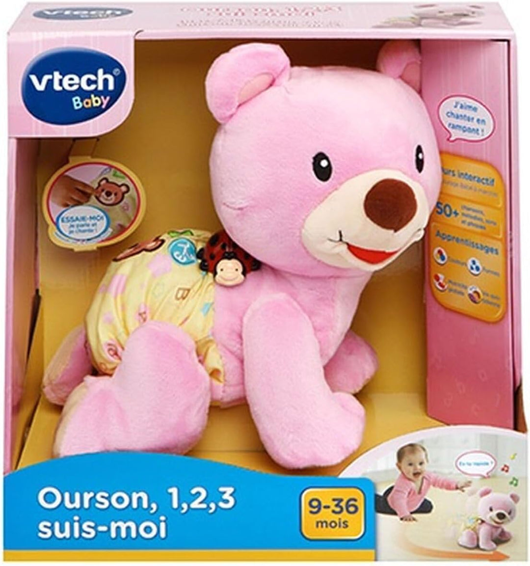 VTech Baby Teddybär, 181155, Rosa