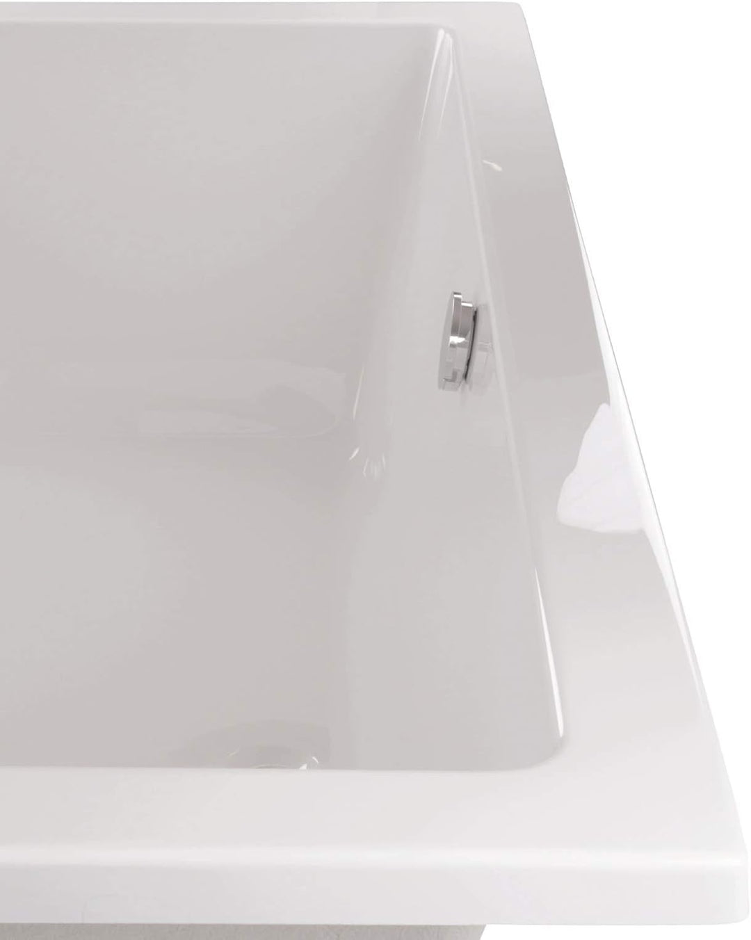 Calmwaters® Rechteck-Badewanne 200x90 cm, Acrylwanne Modern Square 2, Duo-Badewanne für zwei Persone