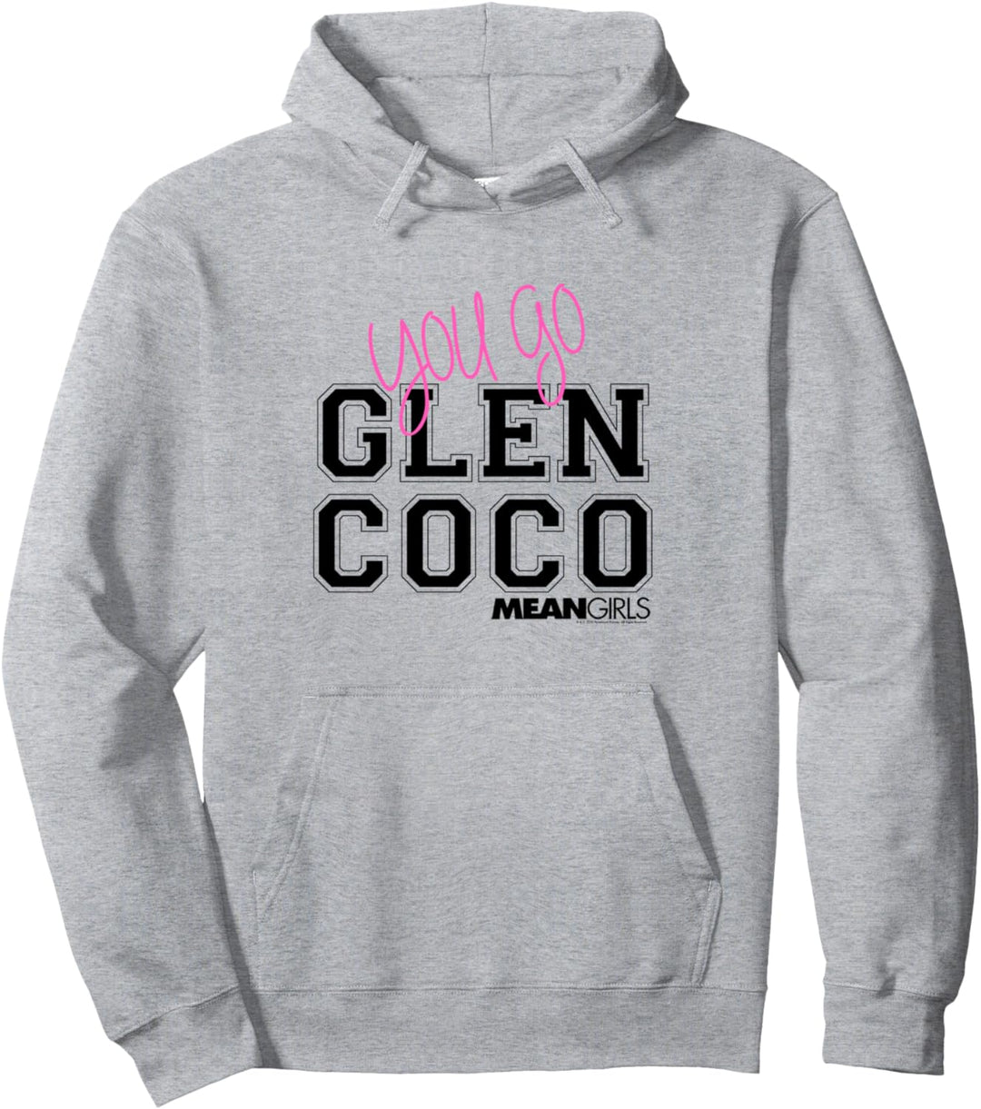 Mean Girls You Go Glen Coco Block Text Pullover Hoodie