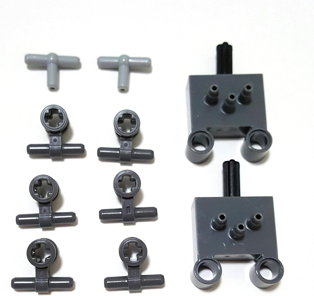 LEGO Parts: Technic pneumatisches Zweiwegeventil und Verbinder (10 Teile)