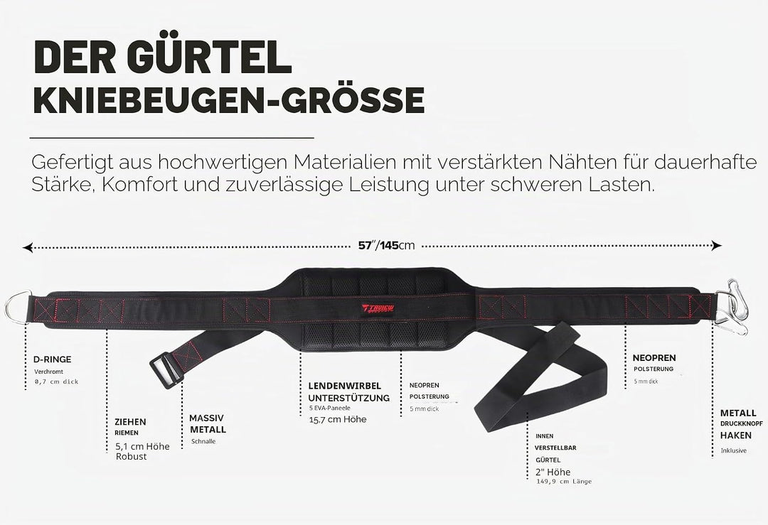 TAVIEW Gürtel für Kniebeugen, Rackbefestigung & Kniebeugenmaschine, Gewichtheben & Powerlifting – Rü