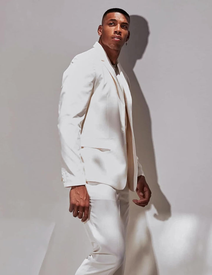 COOFANDY Herren Sakko Sportlich Freizeit Blazer Business Sakko Anzugjacke 1 Knöpfe Einfarbig Regular