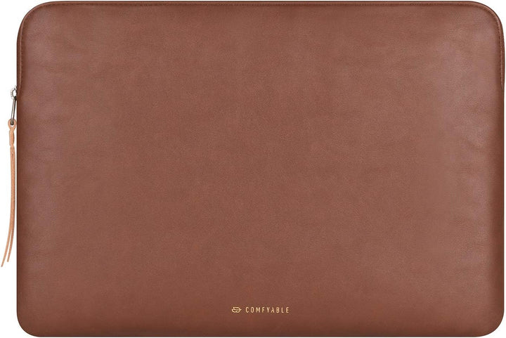 Comfyable Laptophülle aus Leder Kompatibel mit 16 Zoll MacBook Pro M3 M2 Pro/Max 2023 & M1 2021-2019