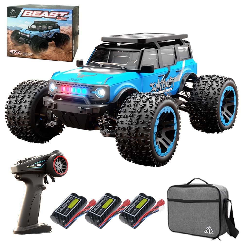 X-Verse SG201MAX Ferngesteuertes Auto, 1:20 55KM/H RC Autos Bürstenlose, 4WD All Terrain Offroad RC