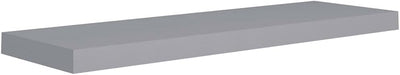 homiuse Schweberegale 4 STK. Grau 80x23,5x3,8 cm MDF Wand KüChenregal Regale FüR WäNde HäNgeregal Wa