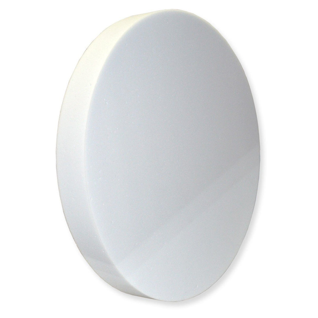 Manufactur Schaumstoffe Wegerich Kreis aus BASOTECT® weiss Ø 50cm x 6cm Ø 50 x 6cm, Ø 50 x 6cm