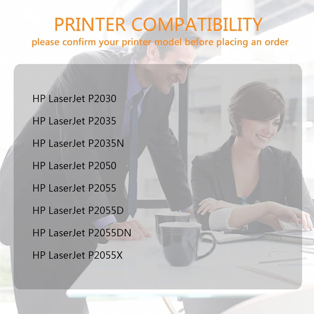 Ersatz für HP CE505A 05A CE505X 05X Tonerkartusche Kompatibel mit HP LaserJet P2030 P2035 P2035N P20