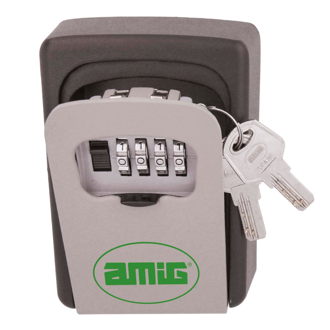 Amig - Schlüsselsafe | Kapazität für 16 Schlüssel | 122 x 87 x 40 mm | Mit Kombinationsöffnung | 10.