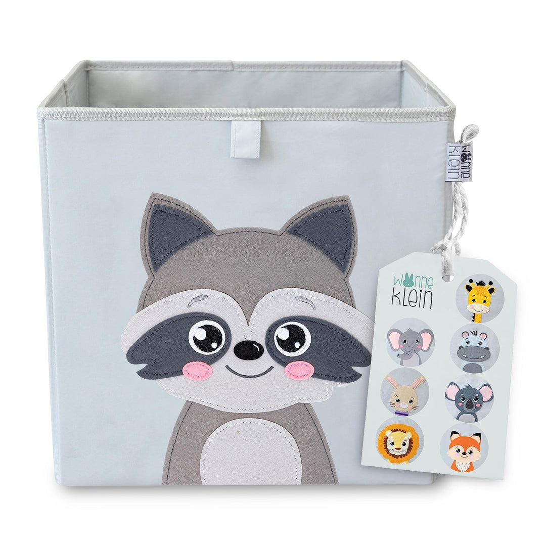 wonneklein Aufbewahrungsbox Kinder für Kallax Regal I Einsatz Kinderregal I Faltbox 33x33x33 Kinderz