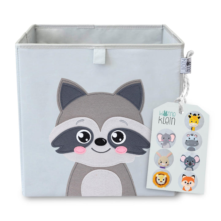 wonneklein Aufbewahrungsbox Kinder für Kallax Regal I Einsatz Kinderregal I Faltbox 33x33x33 Kinderz