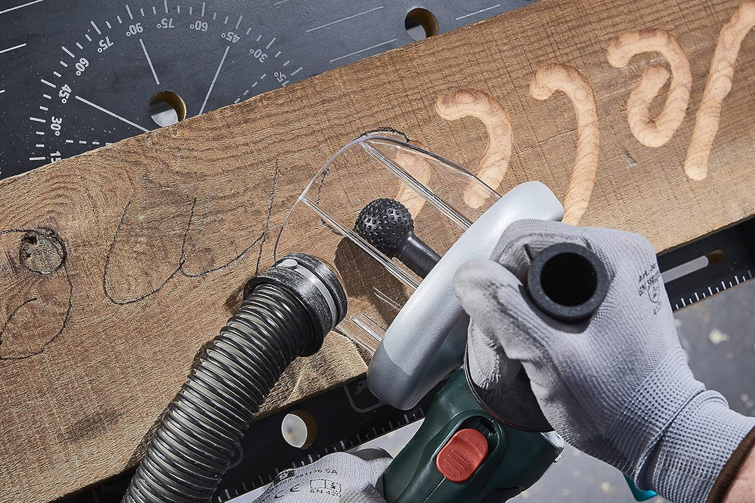 wolfcraft Kugelraspel für Winkelschleifer I 4386000 I Für das Raspeln von Vertiefungen und Konturen