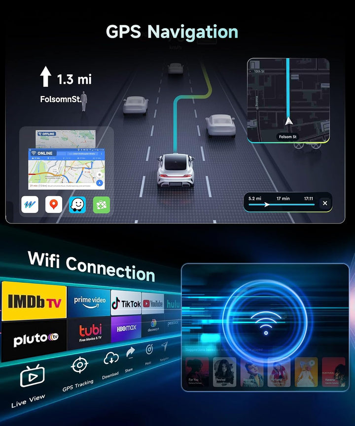 4G+128G Rimoody 9"Android Autoradio für SEAT Altea 2004-2015 Toledo 2004-2009 Wireless Carplay Radio