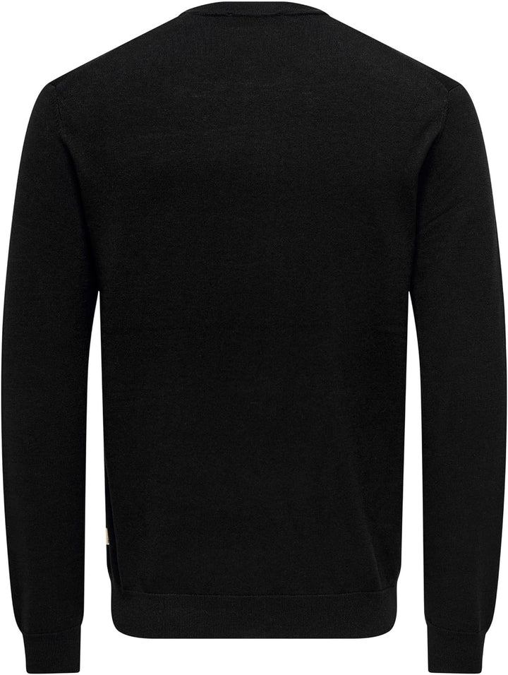 ONLY & SONS Male Strickpullover ONSWYLER Pullover XS Black/, XS Black/