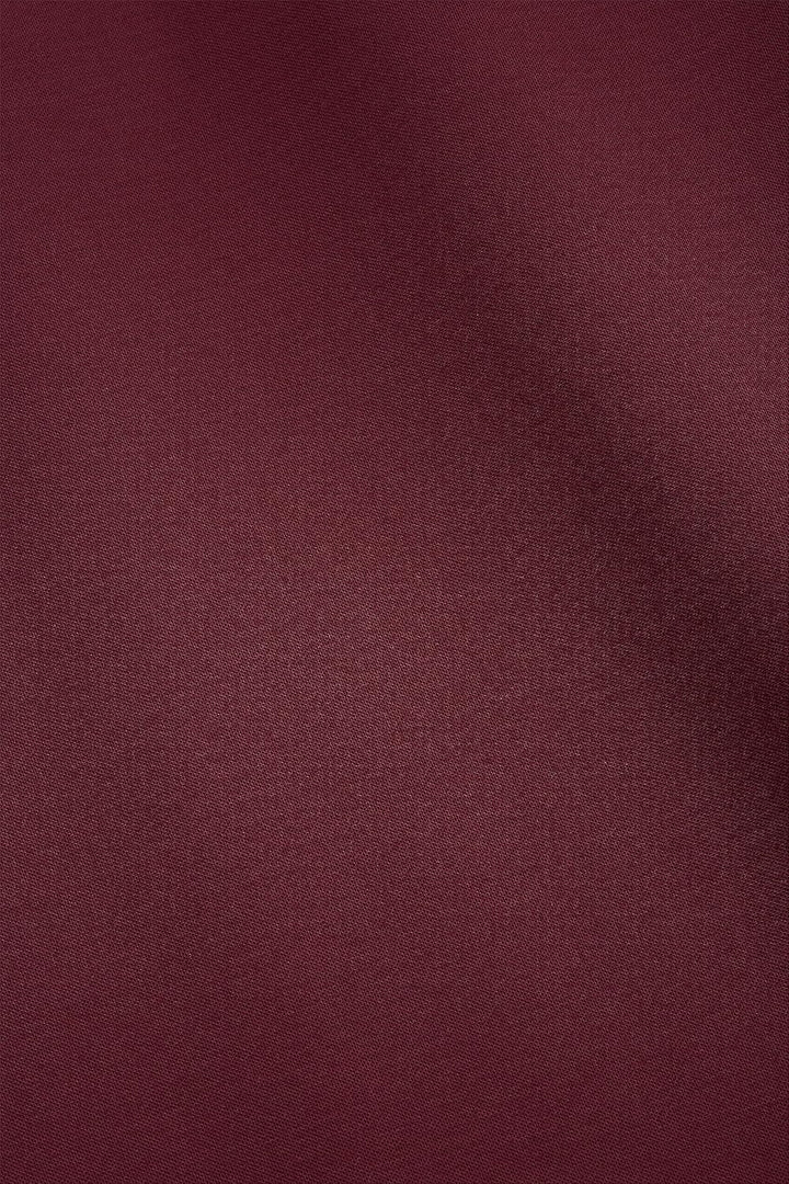 ESPRIT Hemdblusenkleid aus Punto-Jersey 30 515/Aubergine, 30 515/Aubergine
