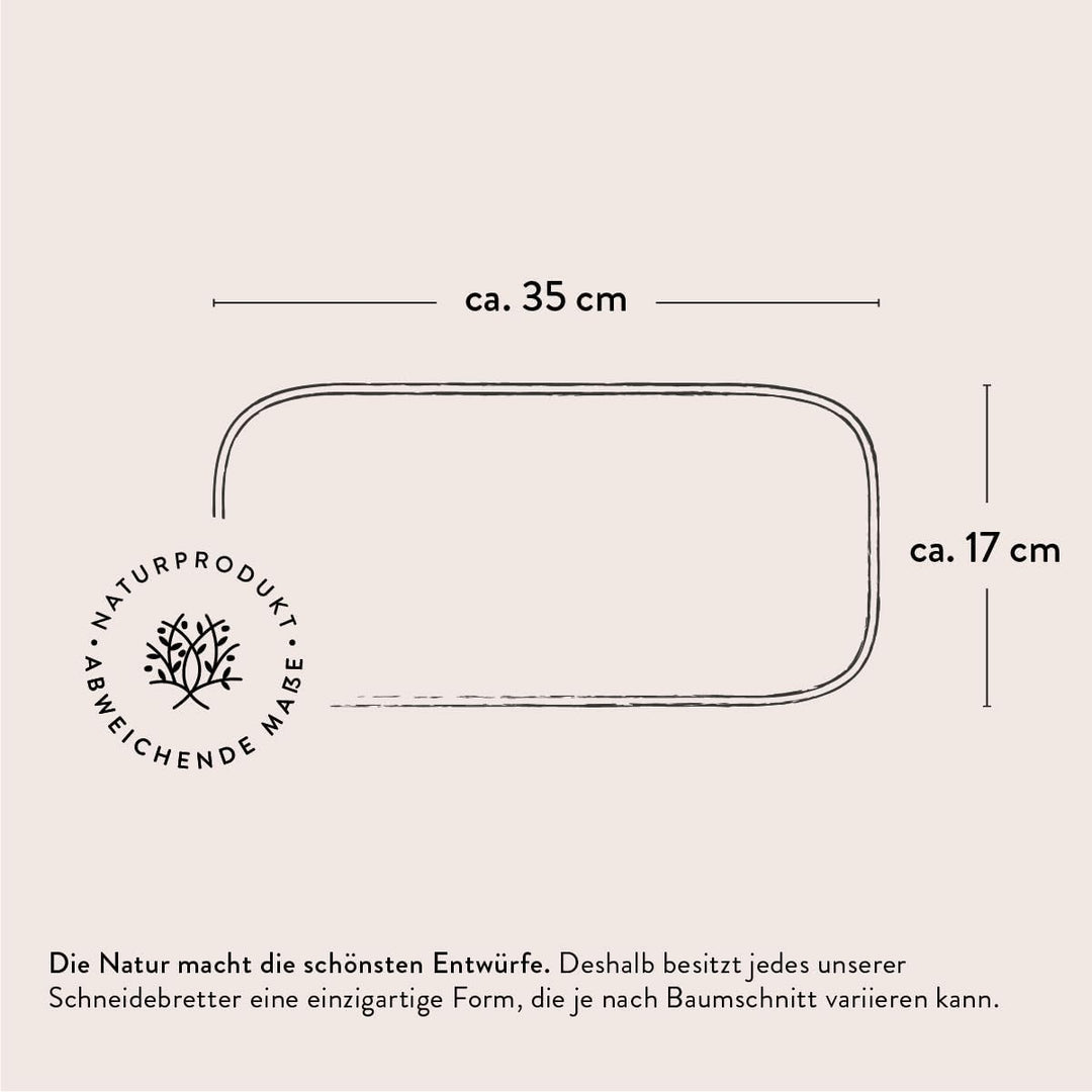 DAS OLIVENHOLZBRETT® Schneidebrett aus Olivenholz/Antipastibrett/Vesperbrett/Servierbrett/Chacaturie