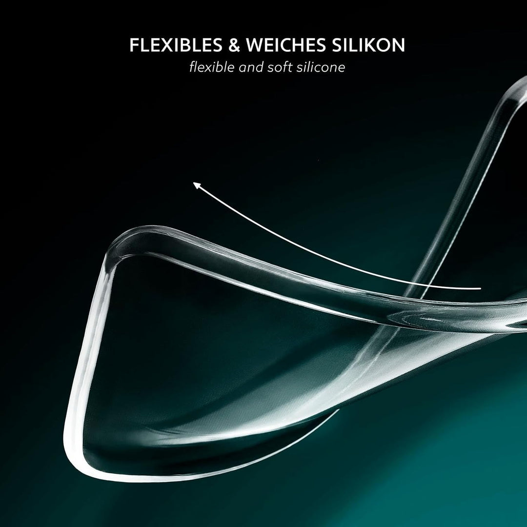 moex Aero Case für Samsung Galaxy S10 5G Hülle Durchsichtig, Silikon Handyhülle Transparent, Clear C