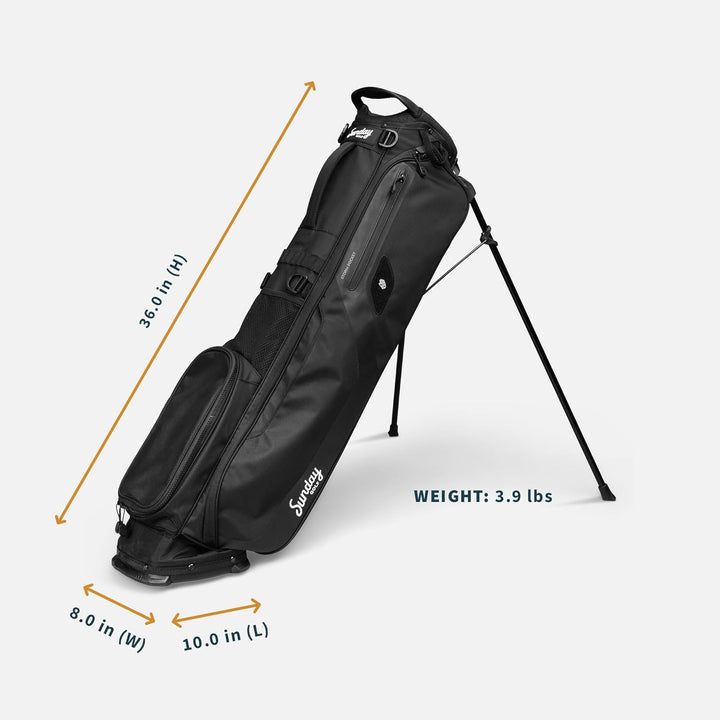 Sunday Golf EL Camino Tasche – Leichte Tasche mit Gurt und Ständer – Einfach zu tragen – Par 3 und S