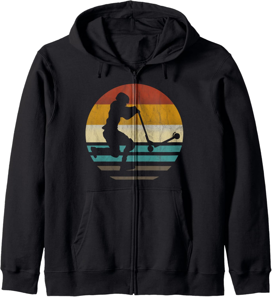 Stunt-Scooter Stunt-Scooter Tretroller retro vintage Kapuzenjacke