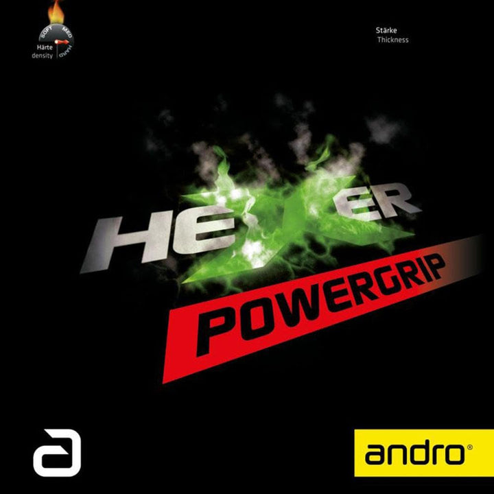 ANDRO Belag Hexer Powergrip grün 1,9 mm, grün 1,9 mm