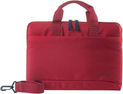 Tucano BSM15-R Smilza Schlanke Laptoptasche aus Nylon, 39,64 cm (15,6 Zoll) Rot, Rot