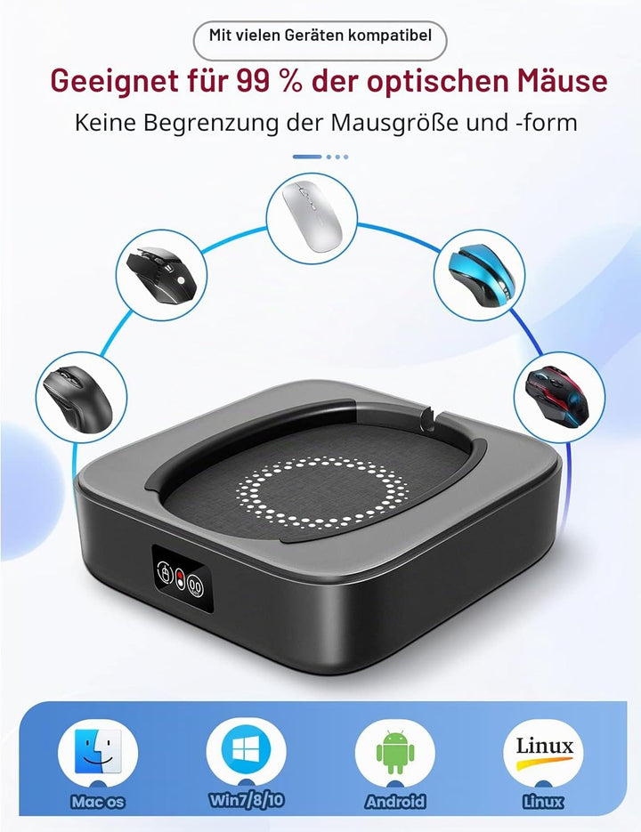 Meatanty Mechanischer Maus Jiggler, Mausbeweger mit AN/AUS, treiberfreier Computer-, nicht nachweisb