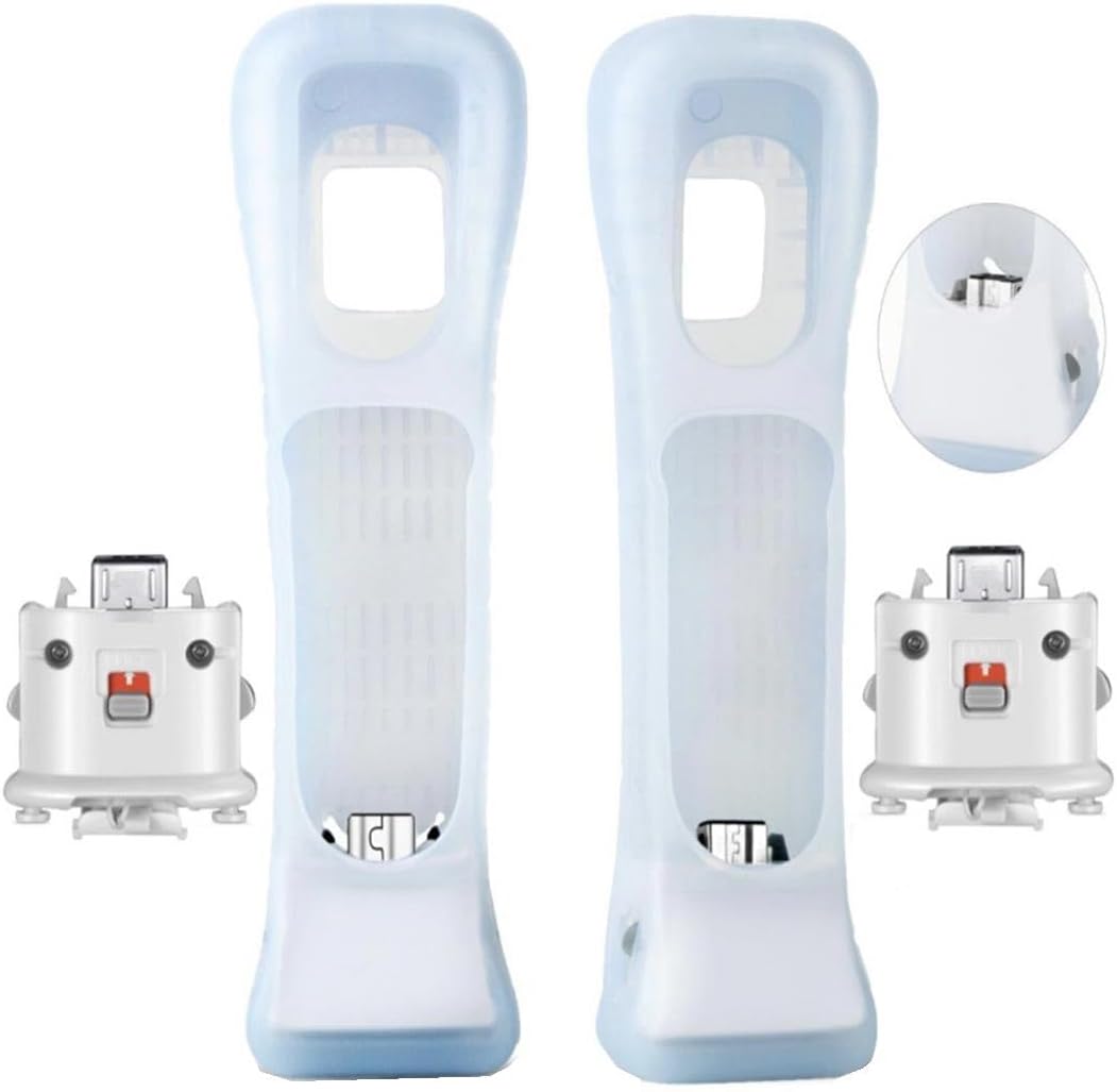 2er-Pack für kompatible Wii-Fernbedienungen, Motion Plus-Adapter-Beschleuniger, Wii Motion Plus-Zube