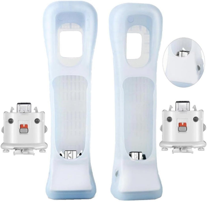 2er-Pack für kompatible Wii-Fernbedienungen, Motion Plus-Adapter-Beschleuniger, Wii Motion Plus-Zube