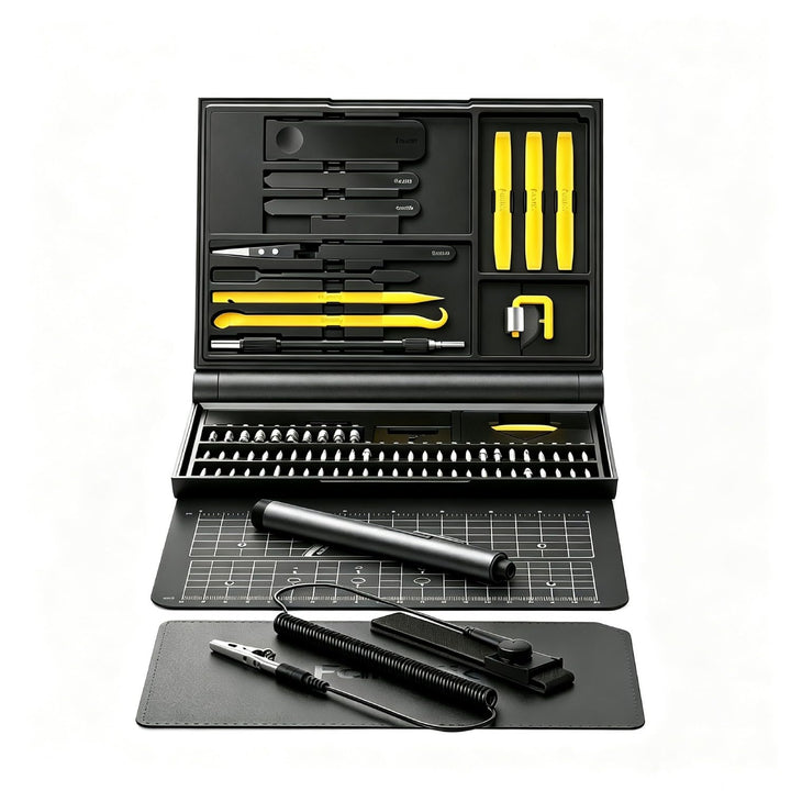 Fanttik E1 NEX Workstation Präzisions-Schraubendreher-Set, 64 magnetische Bits, 12 Arten von Fixierw