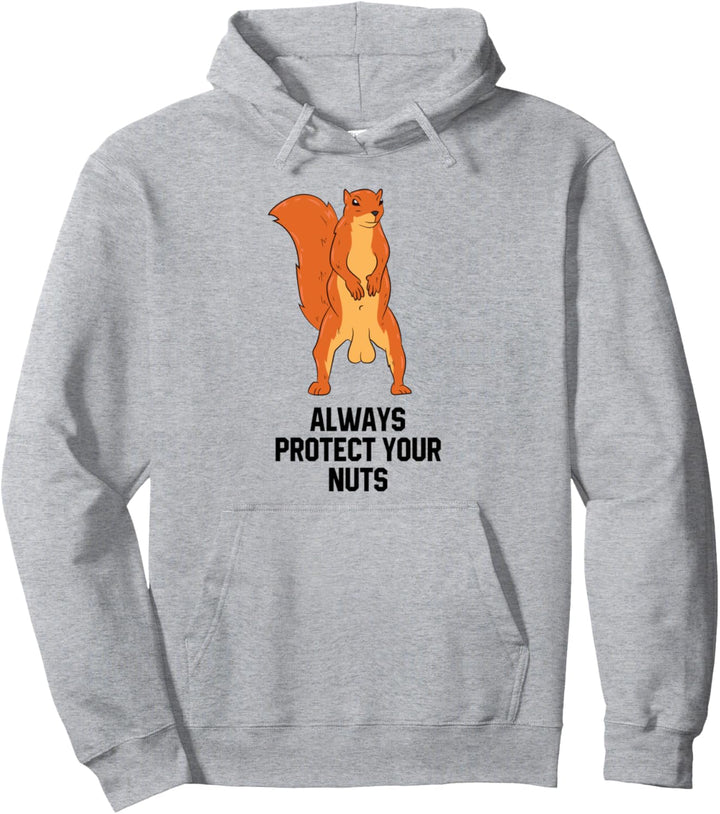 Eichhörnchen Schützen immer Deine Eier Eichhörnchen Nüsse Pullover Hoodie