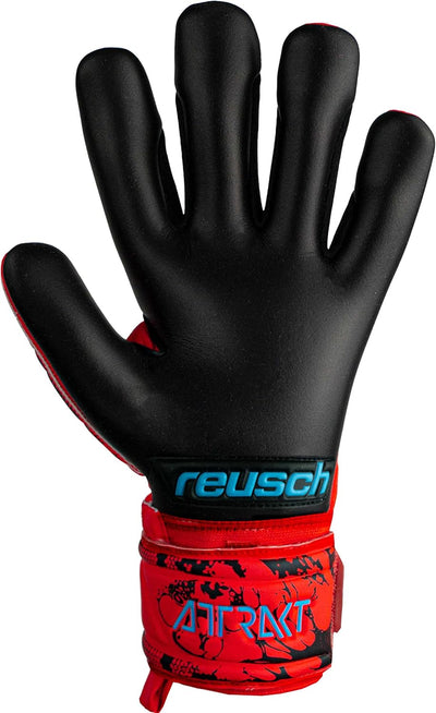 Reusch Unisex – Erwachsene Torwarthandschuhe Attrakt Evolution Finger Support mit Gutem Grip und Inn