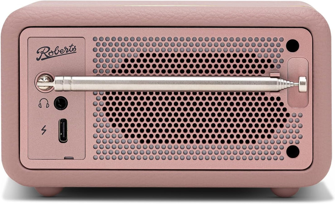 Roberts Revival Petite 2 Dab+/FM/Bluetooth mit Alarm, Rosa, Rosa