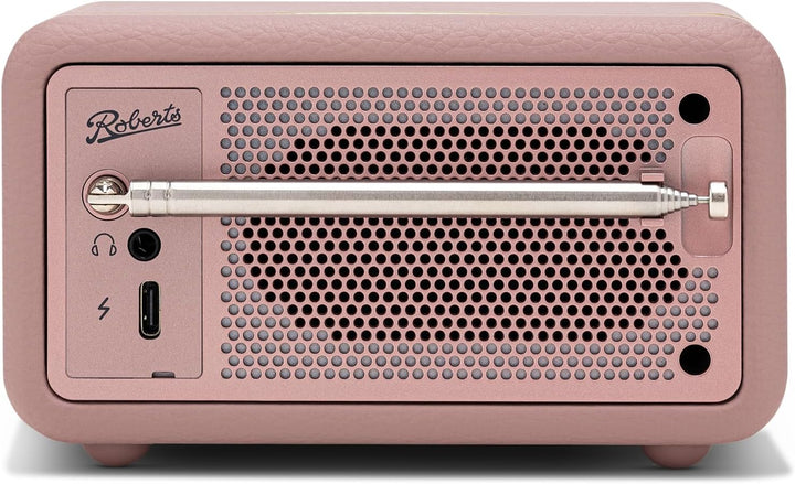 Roberts Revival Petite 2 Dab+/FM/Bluetooth mit Alarm, Rosa, Rosa