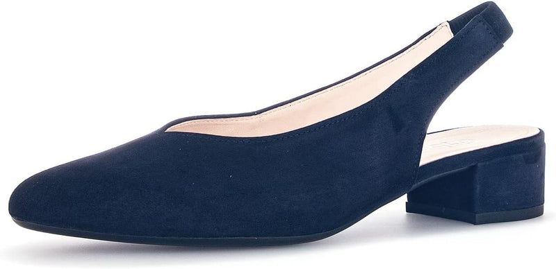 Gabor Damen Slingpumps, Frauen Absatzschuhe 37 EU Blau Atlantik, 37 EU Blau Atlantik