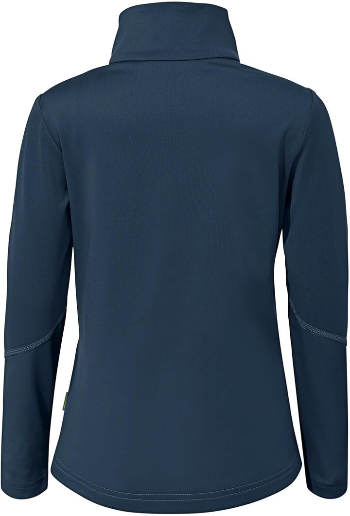 VAUDE Pullover Kids Livigno Halfzip 98 Dark Sea/White, 98 Dark Sea/White