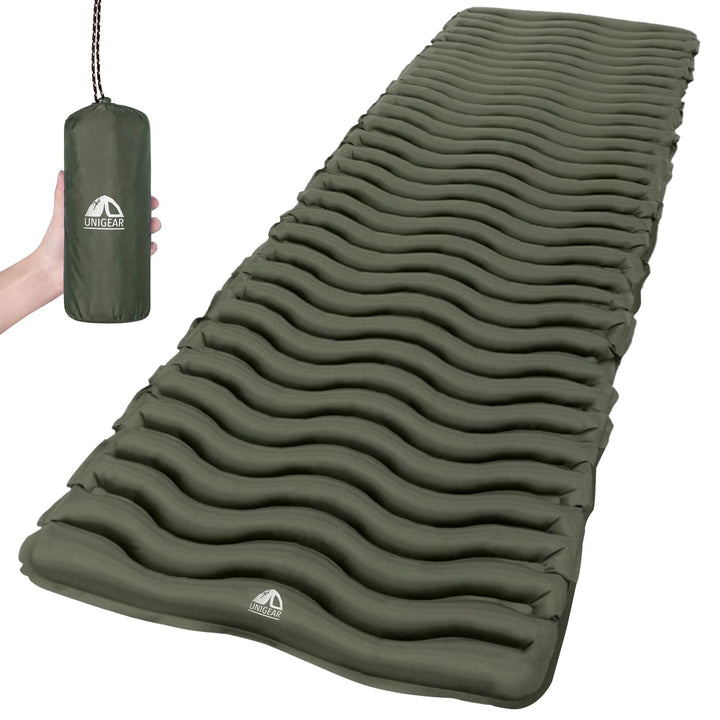 Unigear Camping Isomatte Kleines Packmass, Aufblasbare Luftmatratze Camping, Schlafmatte für Outdoor
