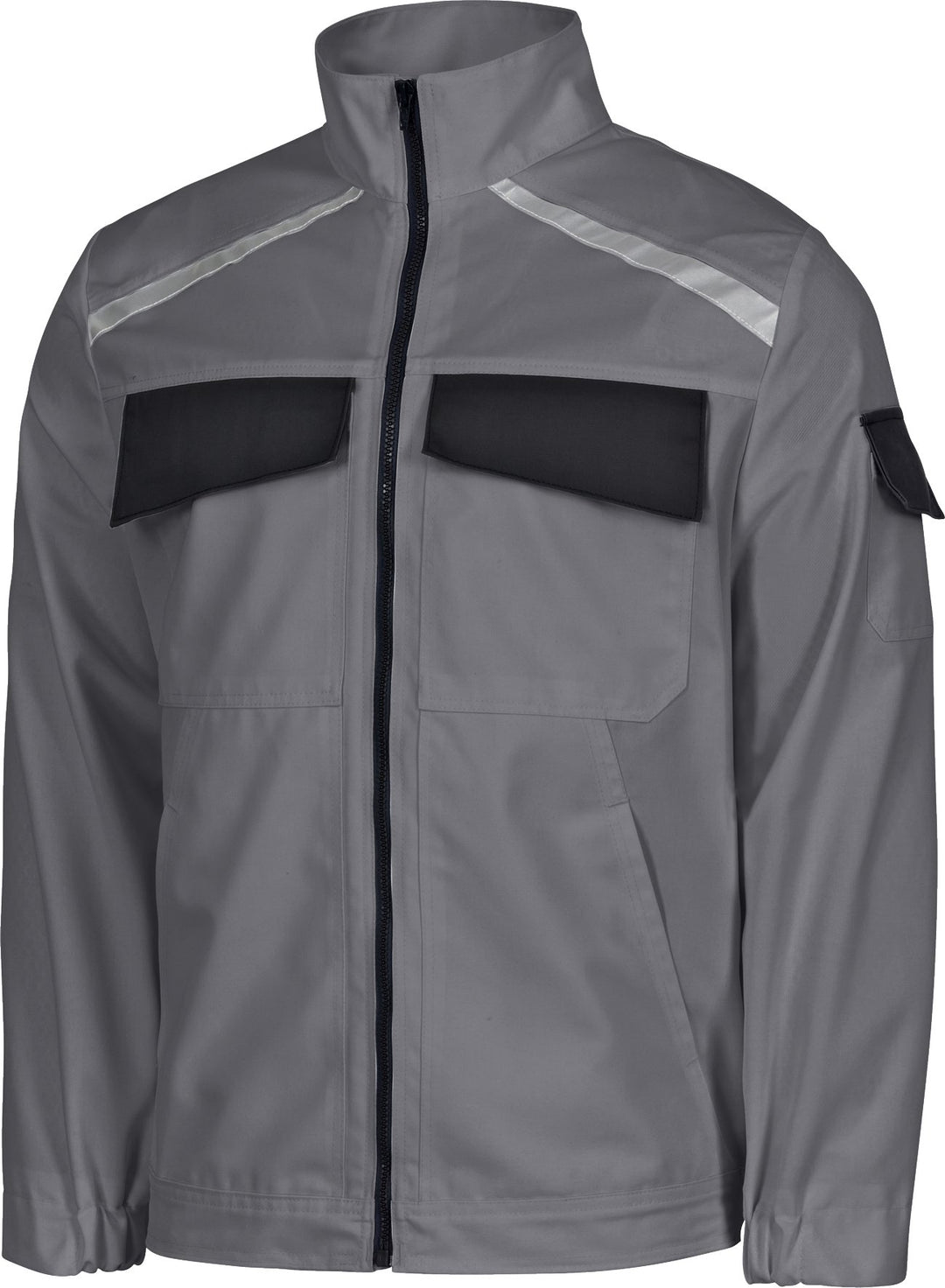 safetY&more Berufsjacke Extreme grau-schwarz, Gr. L L Grau-schwarz, L Grau-schwarz