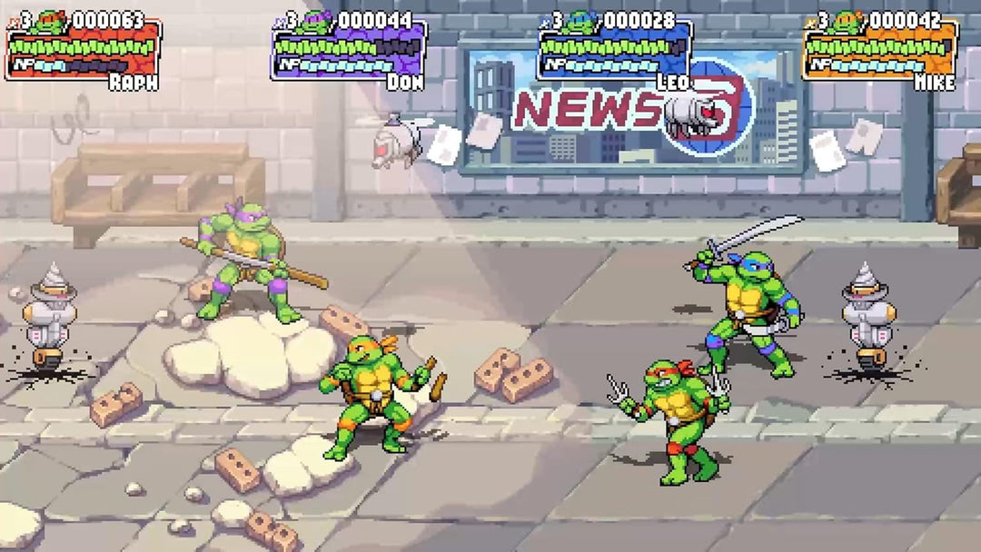 MERGEGAMES Teenage Mutant Ninja Turtles: Shredder's Revenge